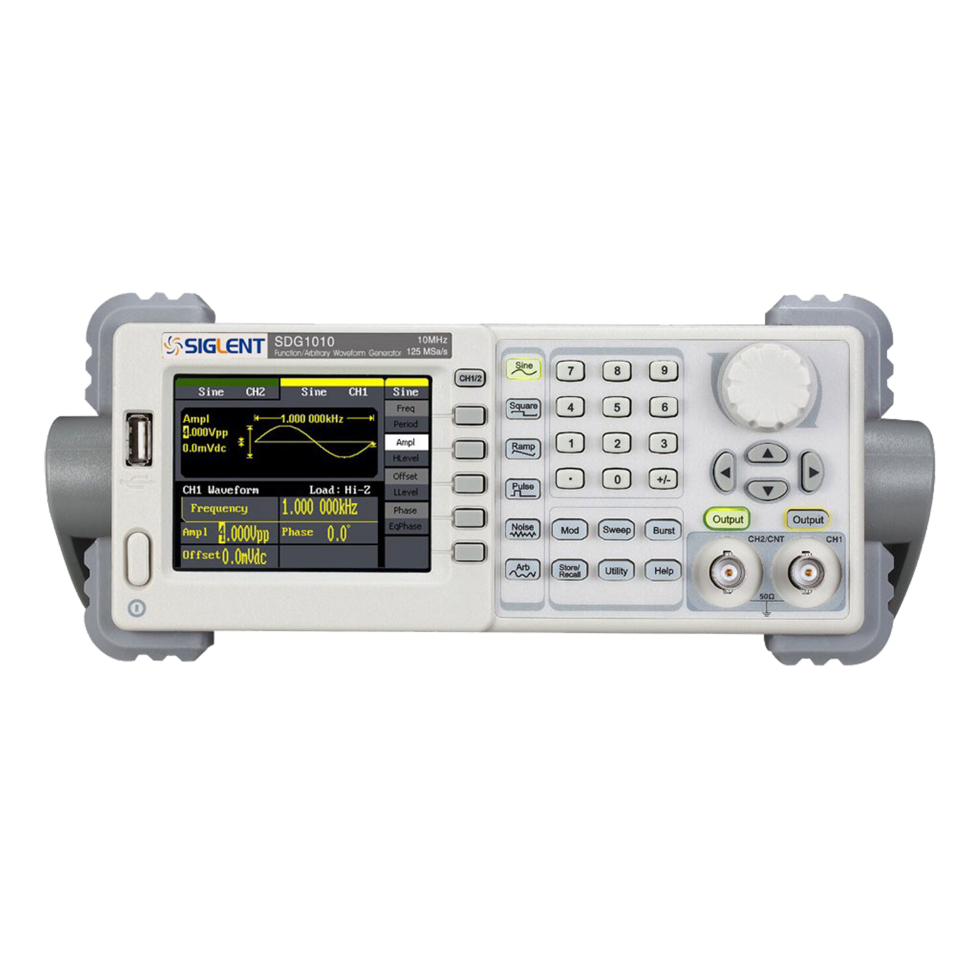 [중고] SIGLENT SDG1000 시리즈 펑션/임의 파형 발생기 | 2채널 | 최대 50MHz | 14bit 해상도 | AM·FM·PWM 등 다양한 변조 지원